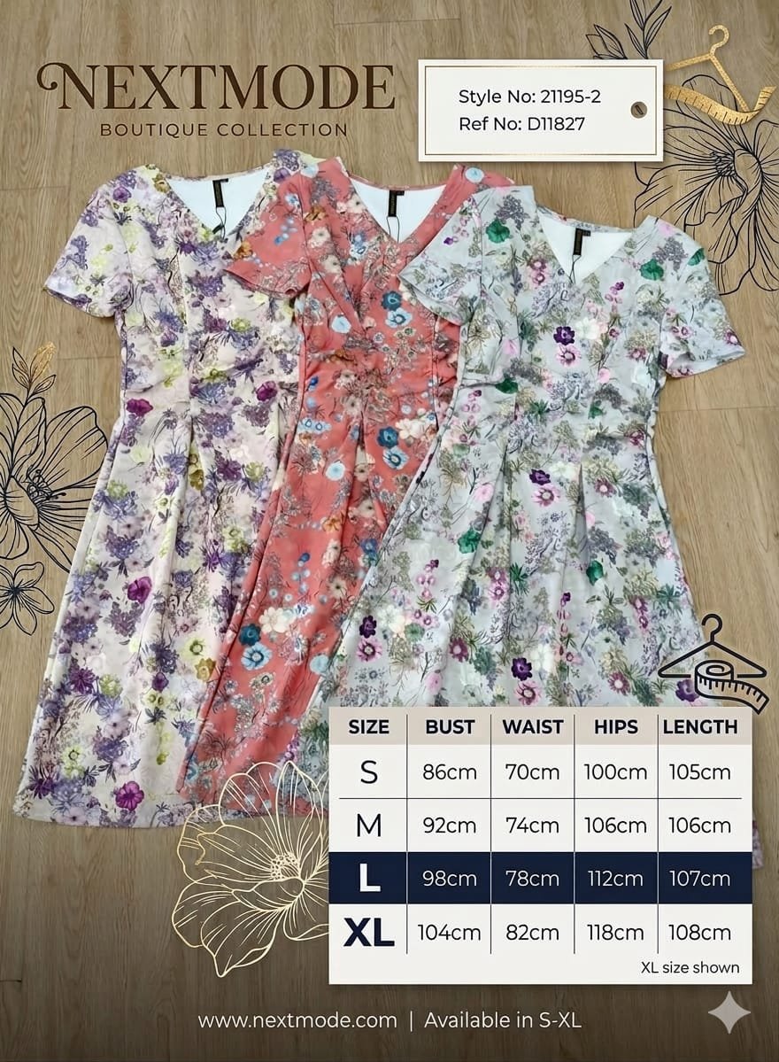 NEXT MODE D11827 (21195-2) DRESS