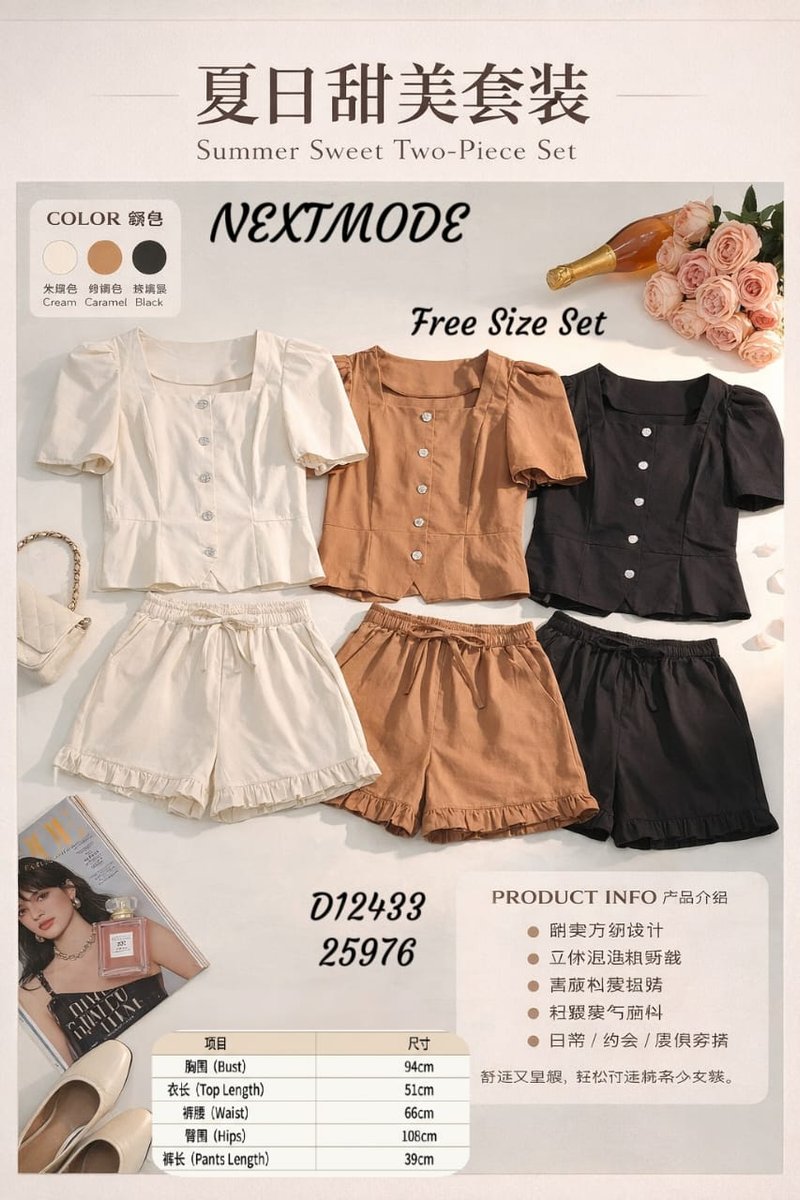 NEXT MODE D12433 (25976) SET WEAR