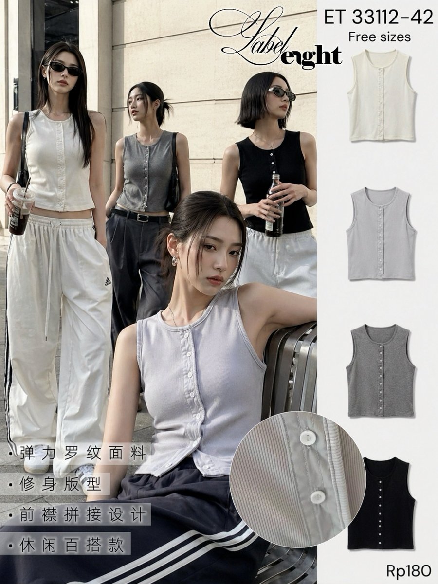 LABEL EIGHT ET33112 TOP