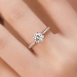 MOISSANITE DA444 RING
