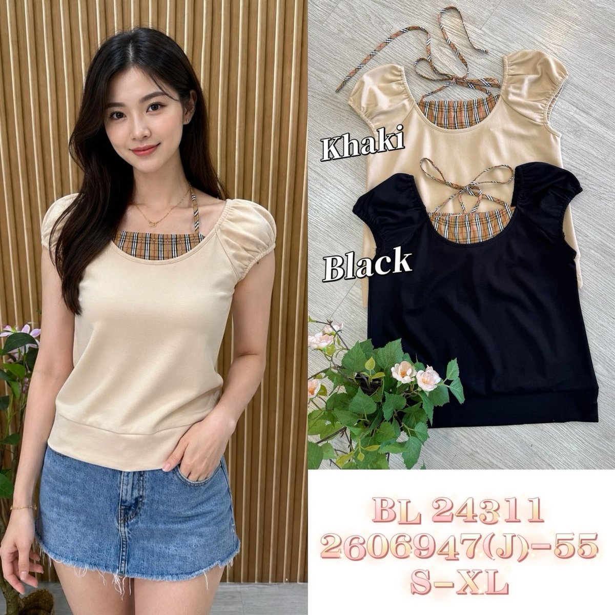 DR FASHION BL24311 TOP