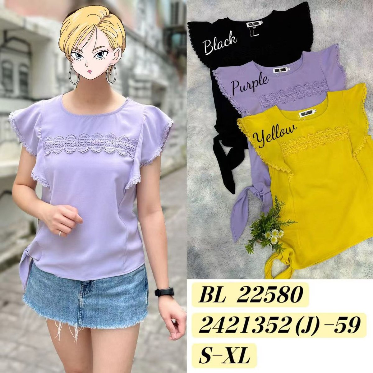 DR FASHION BL22580 TOP