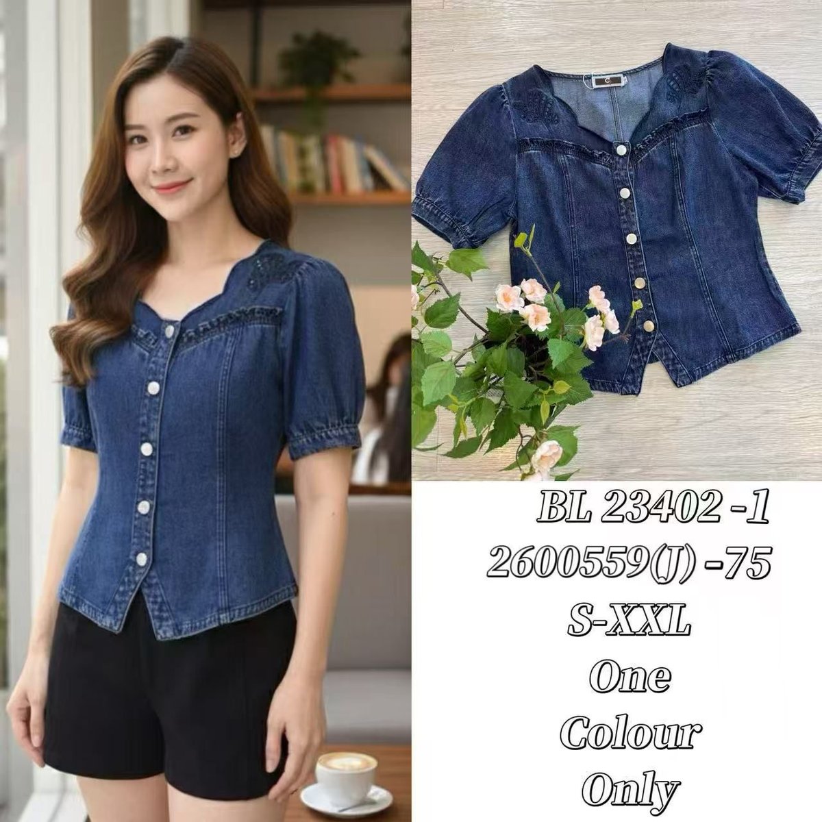 DR FASHION BL23402-1 TOP