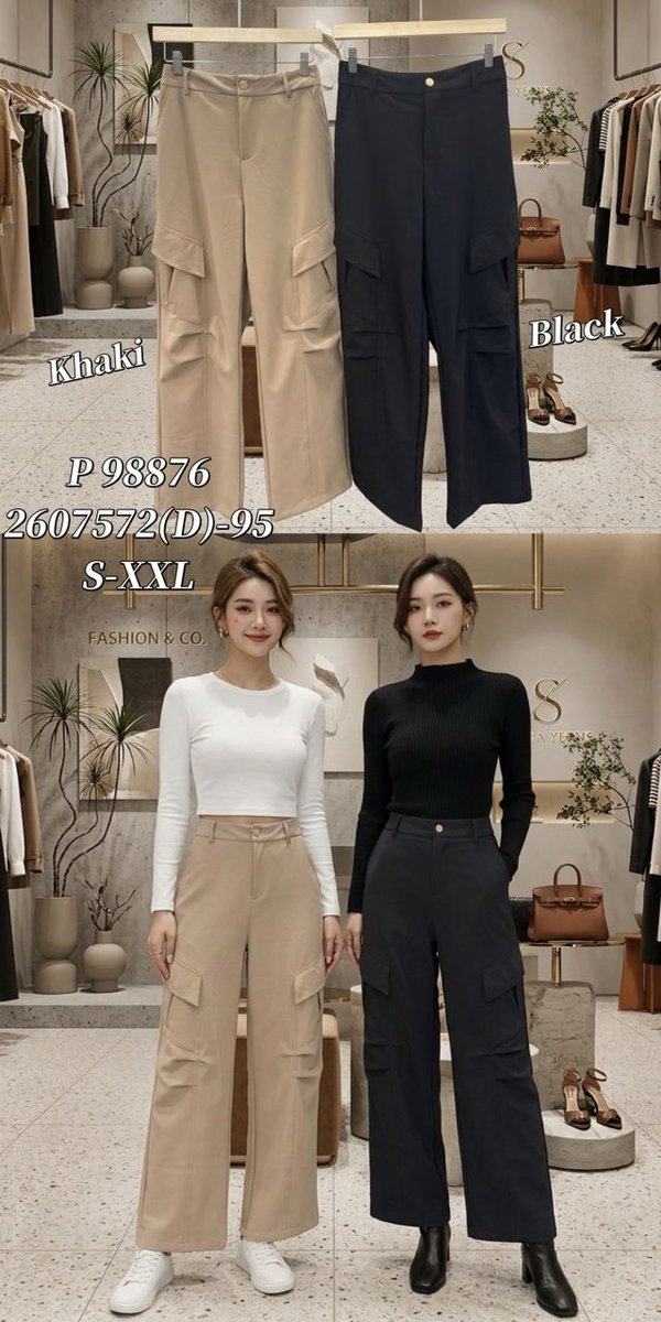 DR FASHION P98876 PANTS