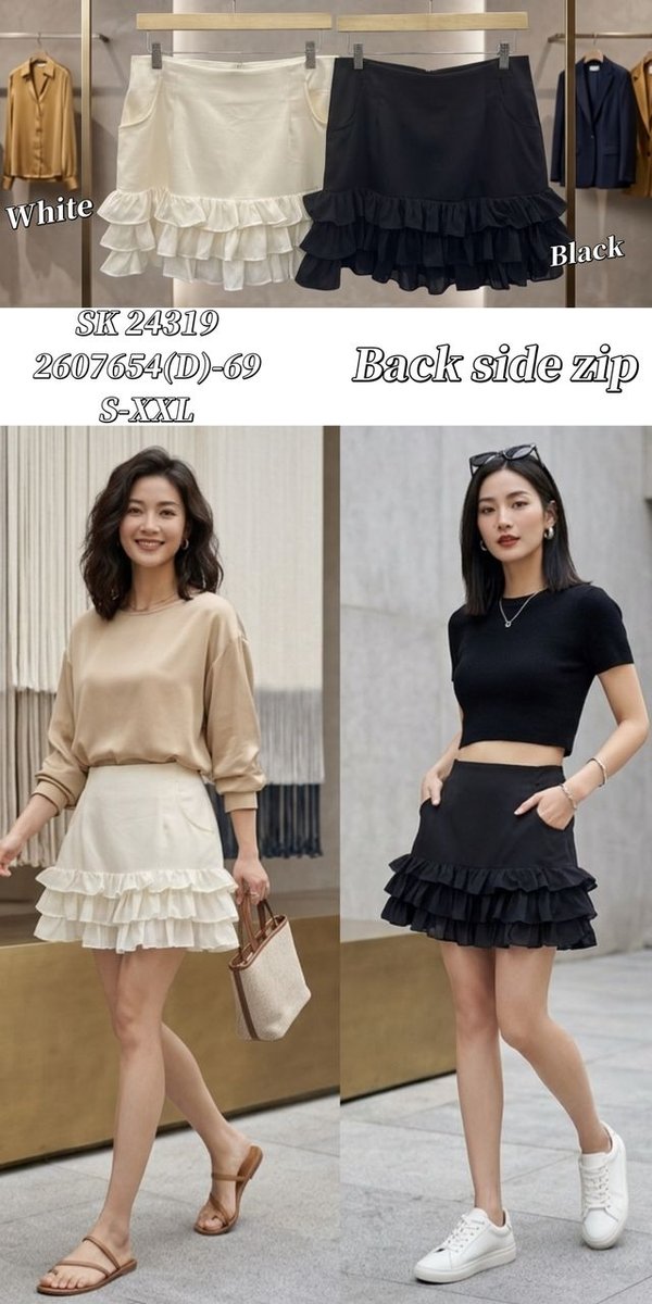 DR FASHION SK24319 SKIRT