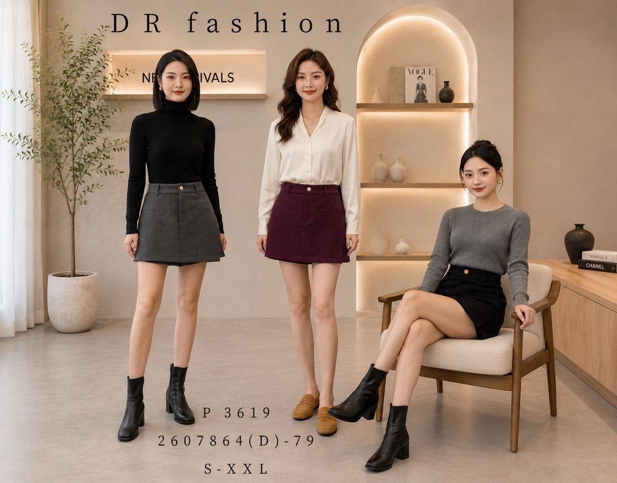 DR FASHION P3619 PANTS
