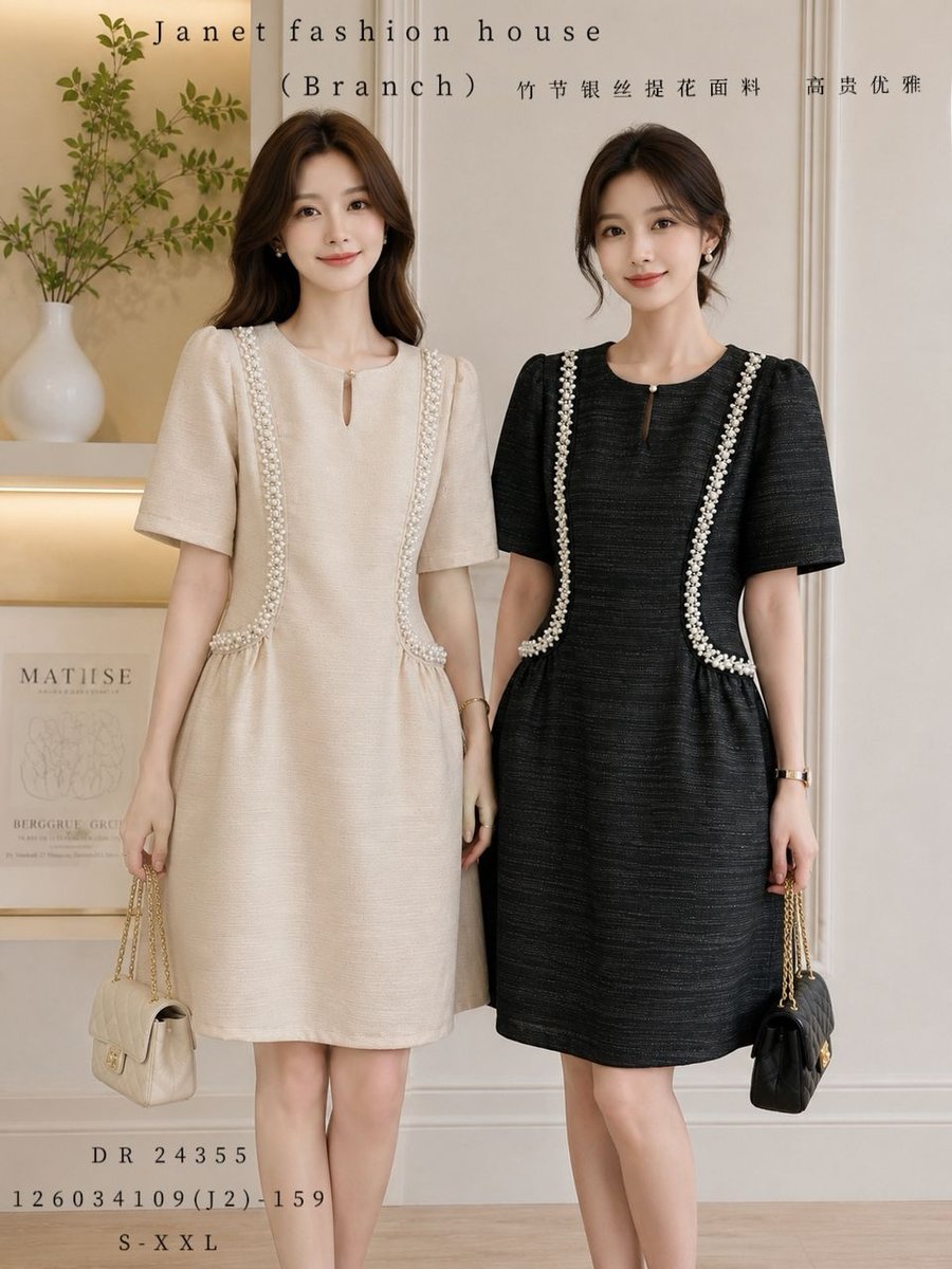 DR FASHION DR24355 DRESS