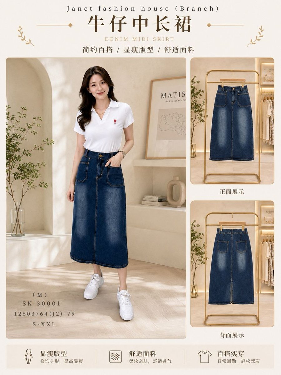 DR FASHION SK30001 SKIRT