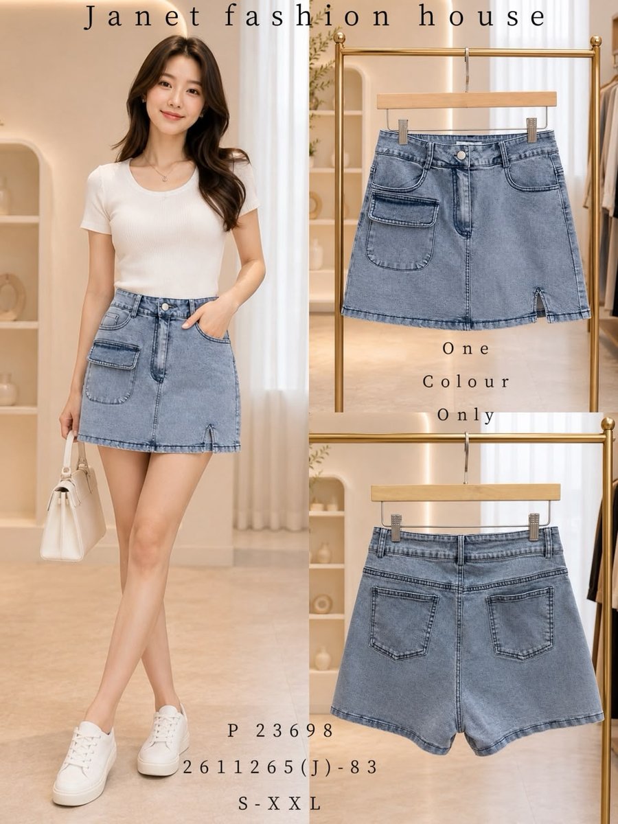 DR FASHION P23698 SKORT