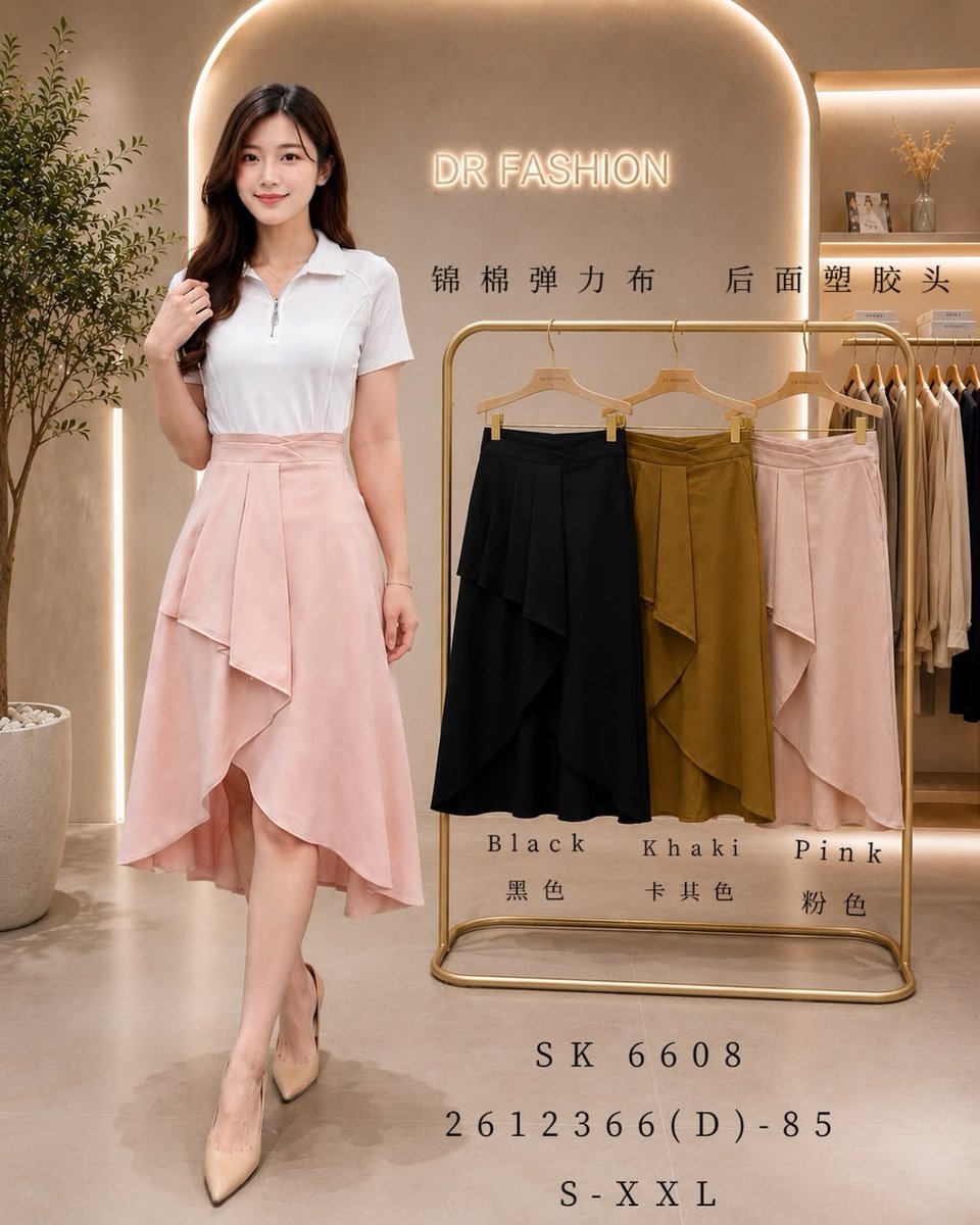 DR FASHION SK6608 SKIRT