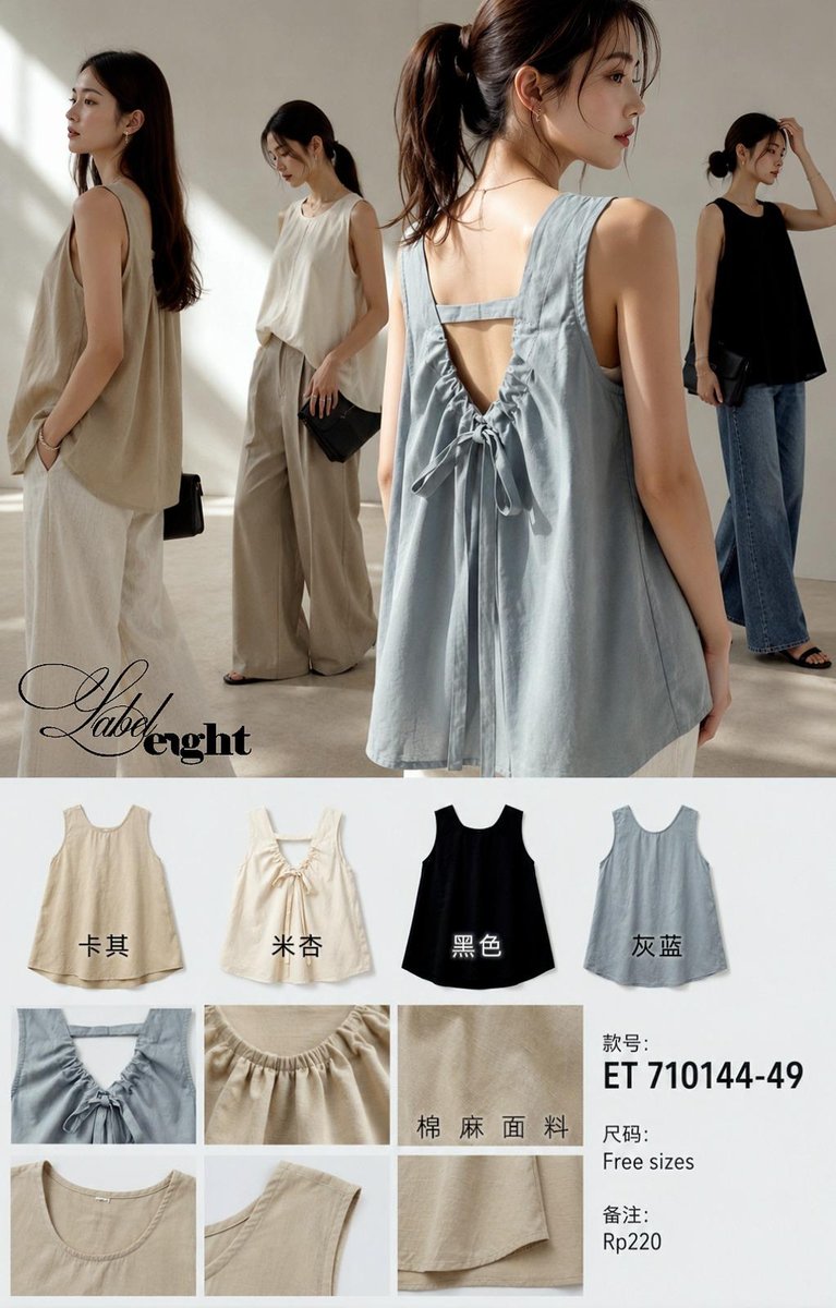 LABEL EIGHT ET710144 TOP
