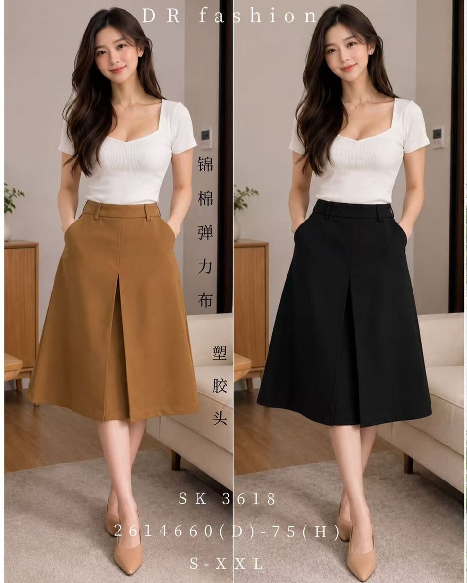 DR FASHION SK3618 SKIRT