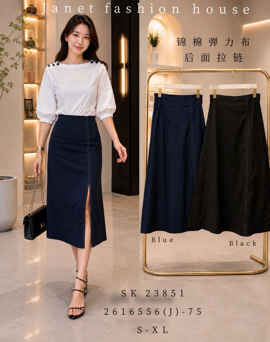 DR FASHION SK23851 SKIRT