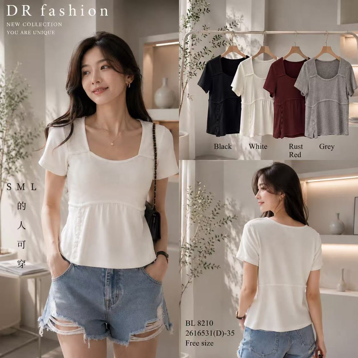 DR FASHION BL8210 TOP