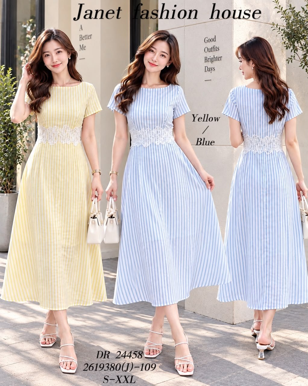 DR FASHION DR24458 DRESS