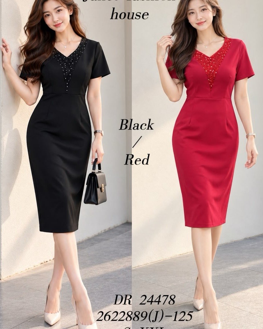 DR FASHION DR24478 DRESS
