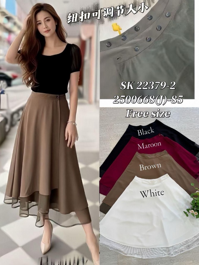 DR FASHION SK22379-3 SKIRT