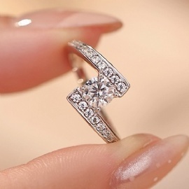 MOISSANITE DA440 RING