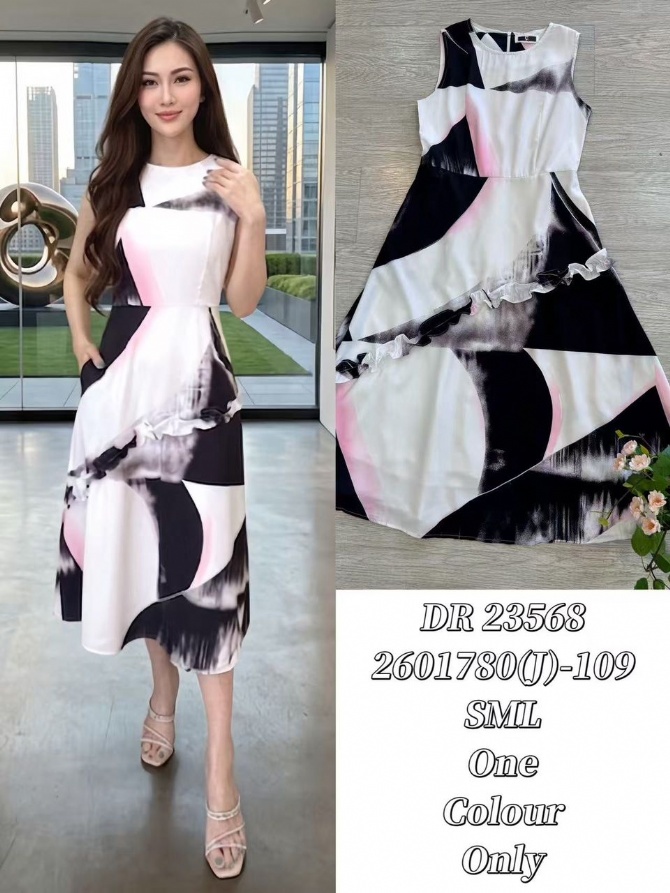 DR FASHION DR23568 DRESS